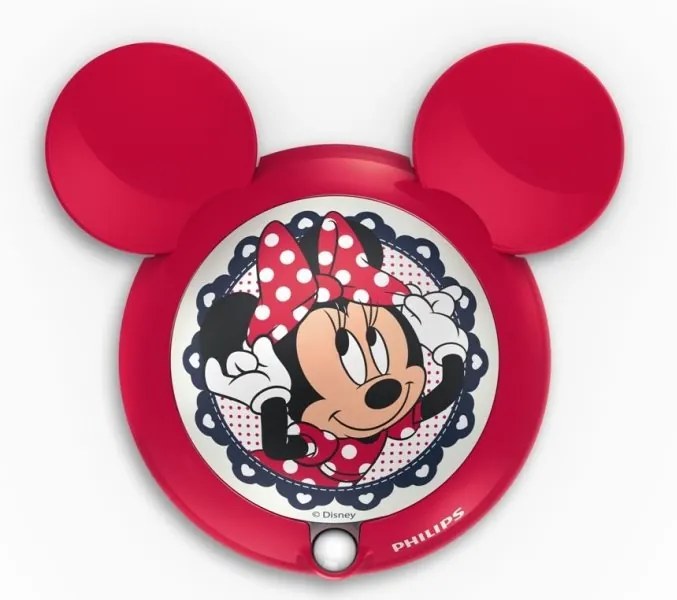 Philips 71766/31/16 Disney Mickey Mouse detské nočné svietidlo so senzorom, LED, 0.06W, červená