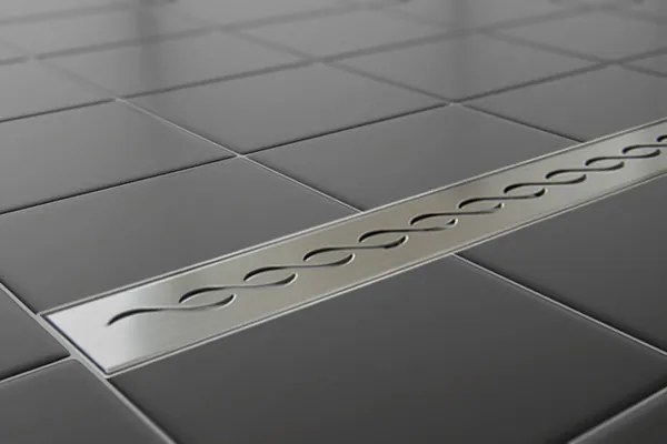 EURO Sprchový podlahový žľab 70 cm - VLNA M7001