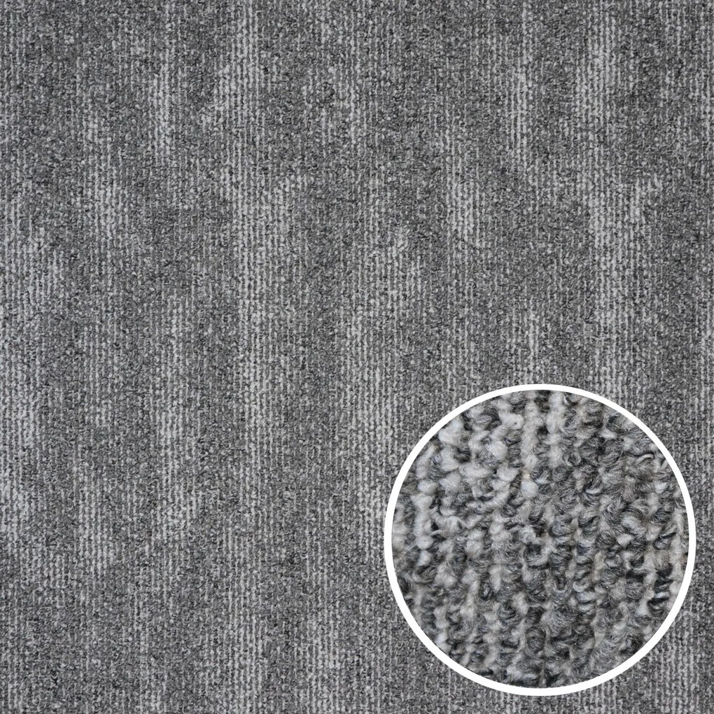 Metrážny koberec Ocean 38790 Grey, na mieru, šíře 4m, šedá, filc, obývacia izba, Spoltex