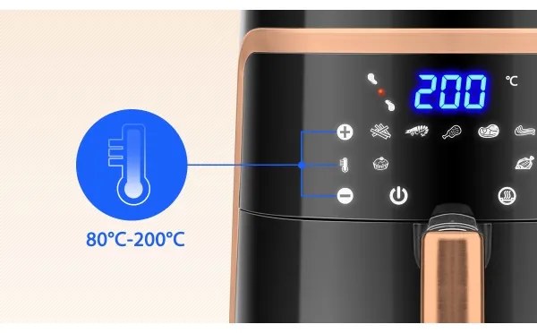 Aigostar - Teplovzdušná fritéza 7l 1900W/230V