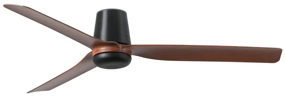 FARO 33831 - Stropný ventilátor PUNT TUB M hnedá/čierna pr. 130 cm + DO