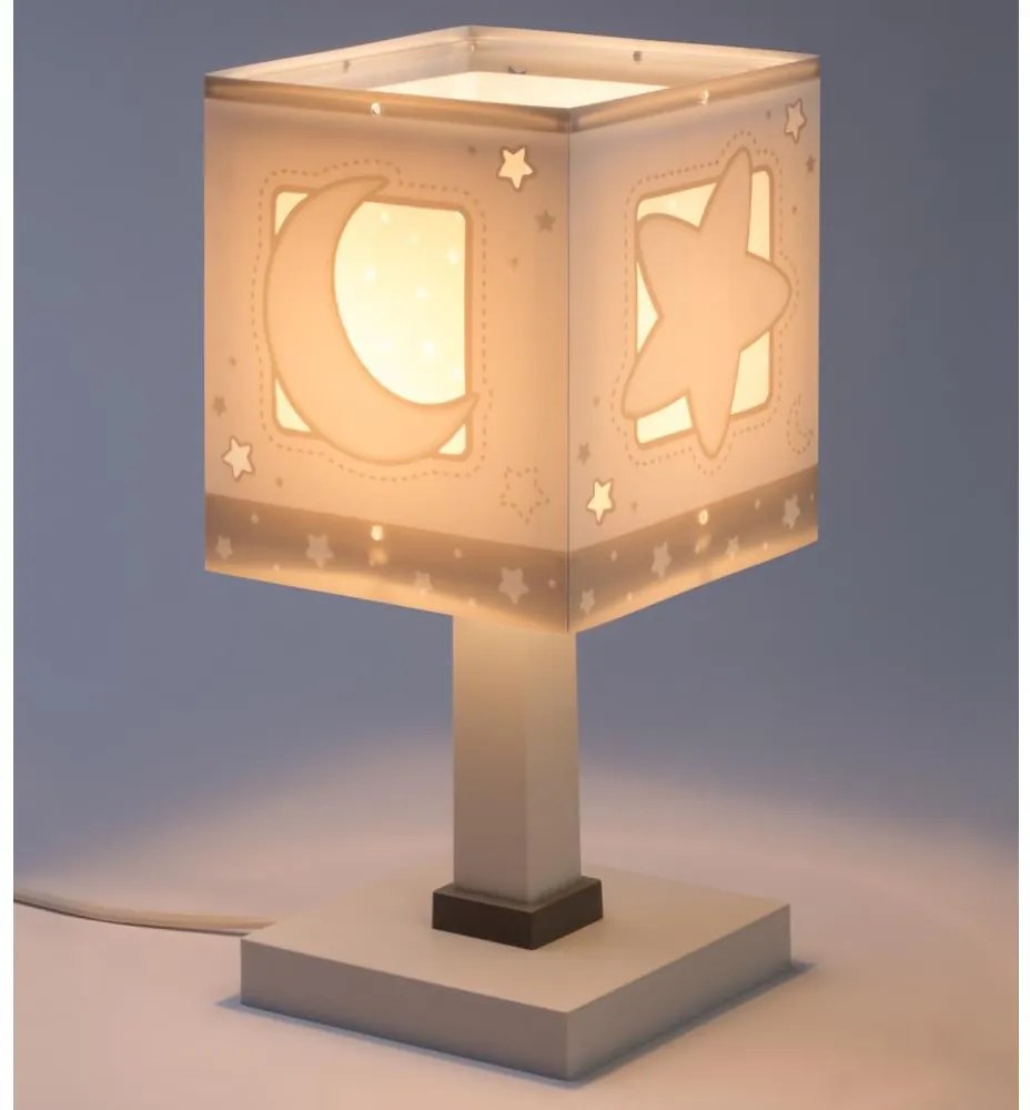 Dalber 63231NE - LED Detská lampička MOONLIGHT 1xG4/4W/230V sivá