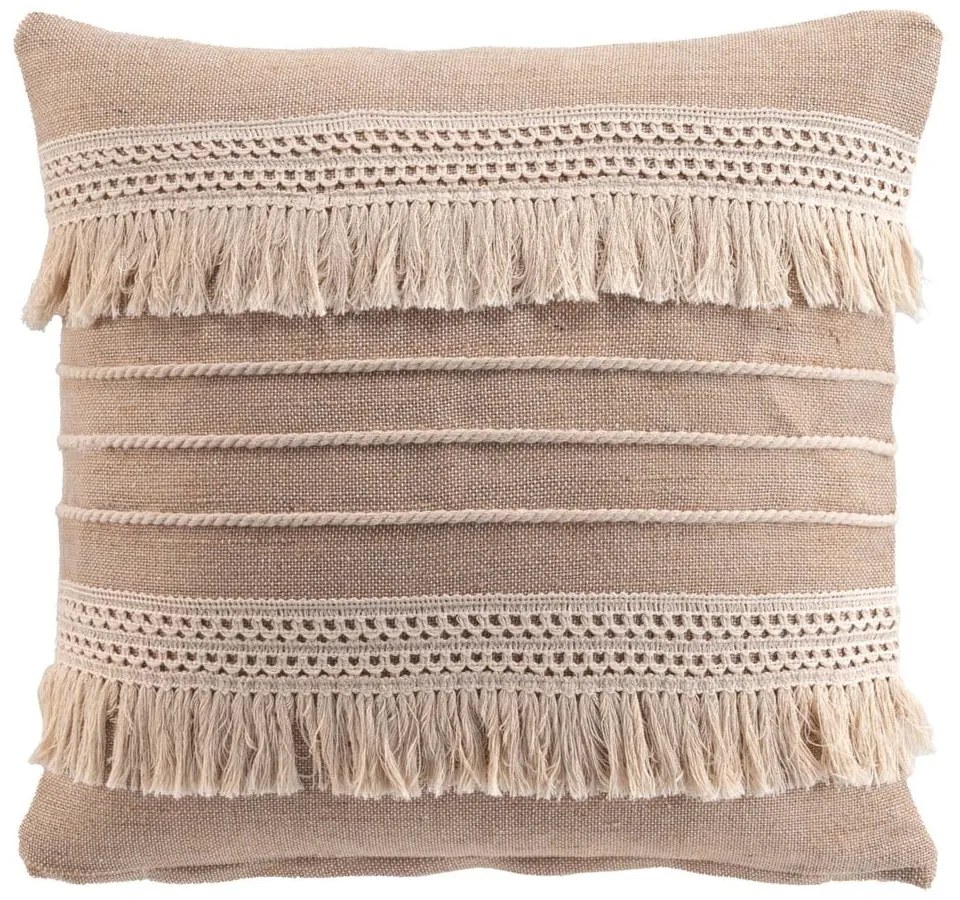 Dekoračný vankúš s prímesou juty 45x45 cm Cirrus – douceur d'intérieur