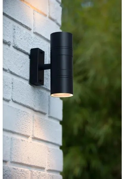 Lucide 14867/11/30 - LED Vonkajšie nástenné svietidlo ARNE-LED 2xGU10/5W/230V