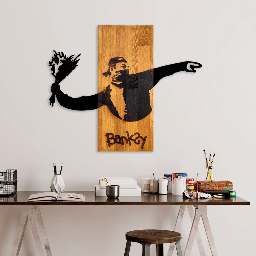 Banksy - Flower Thrower