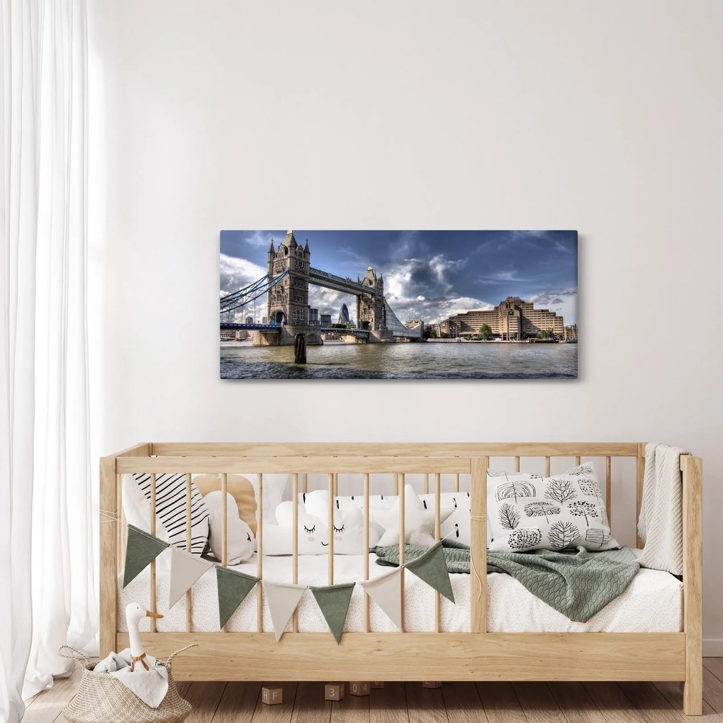 Obraz - Tower Bridge v Londýne (120x50 cm)