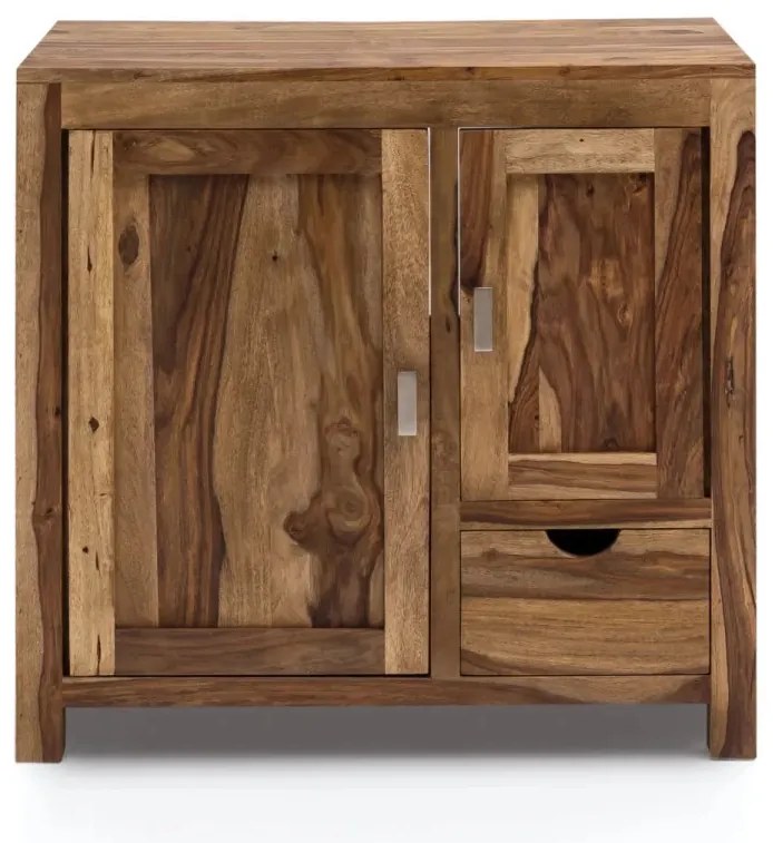 furniture-nabytek.cz - Masivní umyvadlová skříňka Lagos z palisandrového dřeva, lakovaná, hnědá