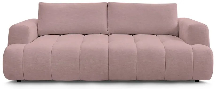Ružová rozkladacia/s úložným priestorom pohovka 251 cm Fuji – Bobochic Paris