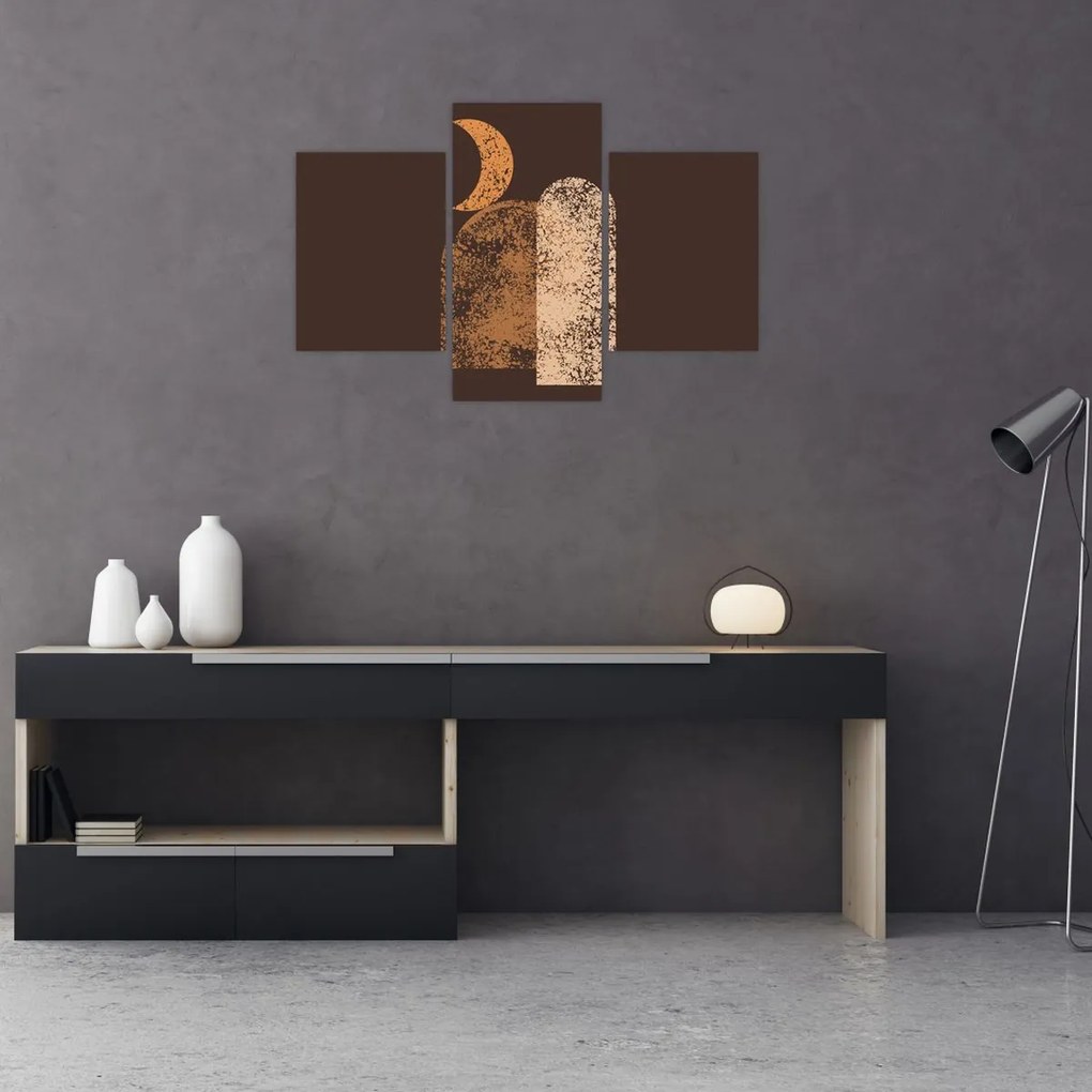 Obraz - Oranžové oblúky N⁰2 (90x60 cm)