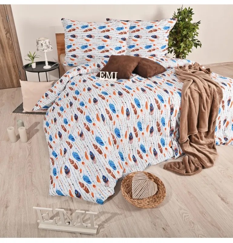 Obliečky bavlnené Indiana EMI, Štandardný set jednolôžko obsahuje 1x 140x200 + 1x 70x90
