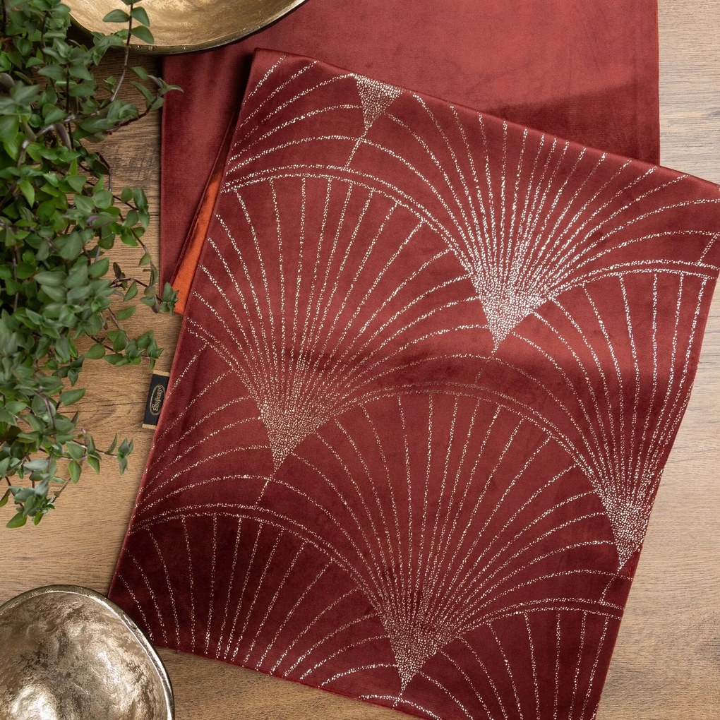 OBRUS BLINK 14 35X220 CM TEHLOVÝ