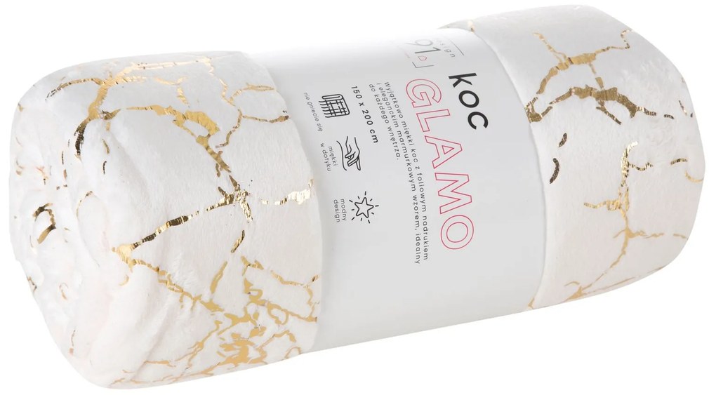 DEKA GLAMO 200X150 CM KRÉMOVÁ