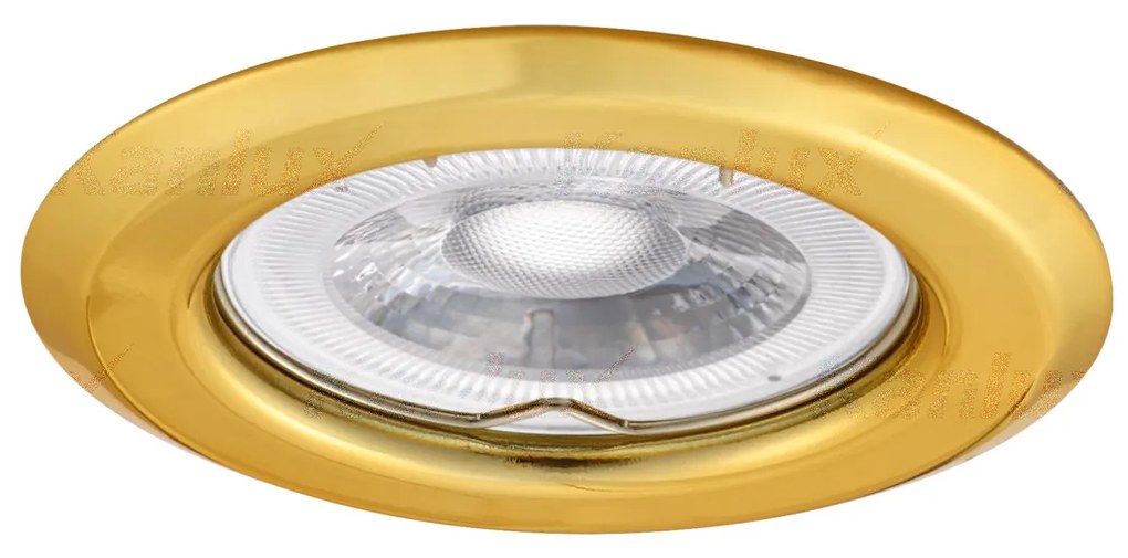 KANLUX Podhľadové bodové osvetlenie OREON, 1xGx5,3, 50W, 8,2cm, okrúhle, zlaté