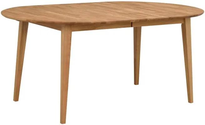 Oválny dubový rozkladací jedálenský stôl Rowico Mimi, dĺžka až 210 cm