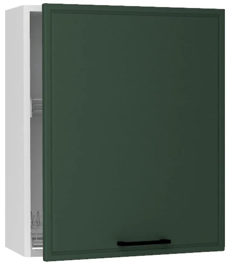 Kuchynská skrinka Emily W60su Alu zelená mat