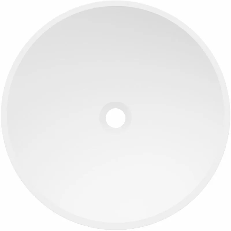 Mexen Nilda, voľnestojace umývadlo z konglomerátu 52x52x86 cm, biela matná, 26555200