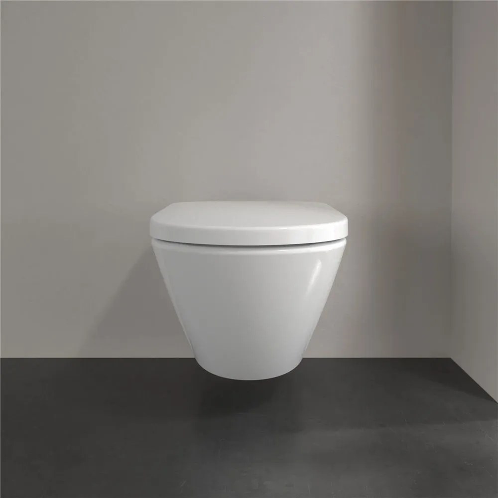 VILLEROY &amp; BOCH Subway 2.0 Comfort WC sedátko s poklopom, s funkciou QuickRelease a Softclosing, biela alpská, 9M86S101