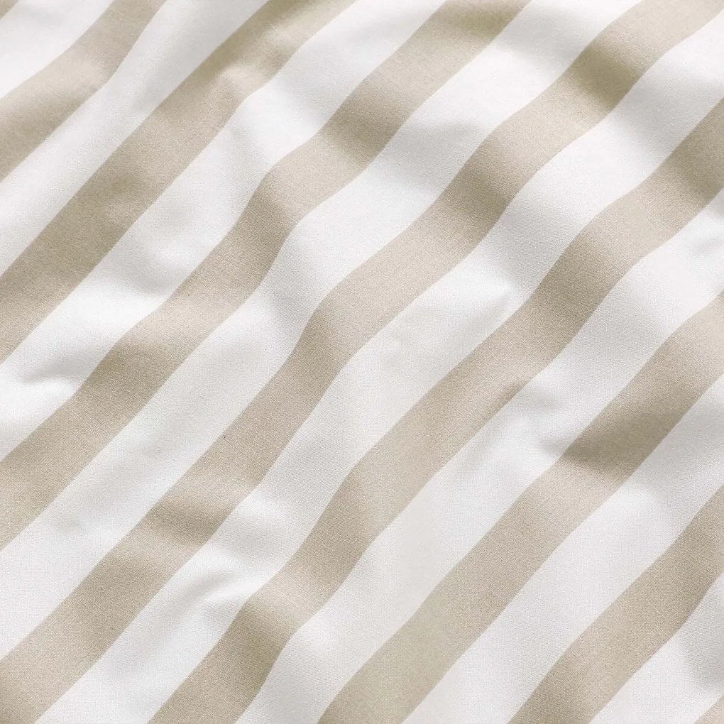 Goldea detské bavlnené obliečky - svet autíčok s latte prúžkami 140 x 200 a 70 x 90 cm