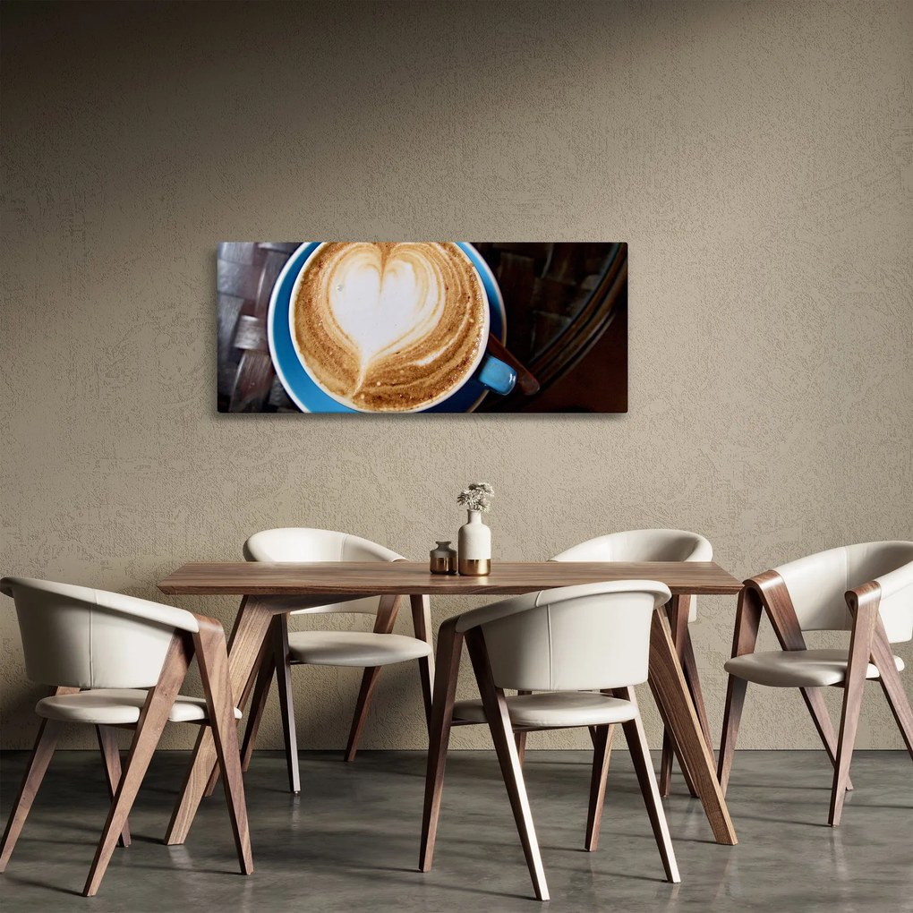 Obraz - Latte Art (120x50 cm)