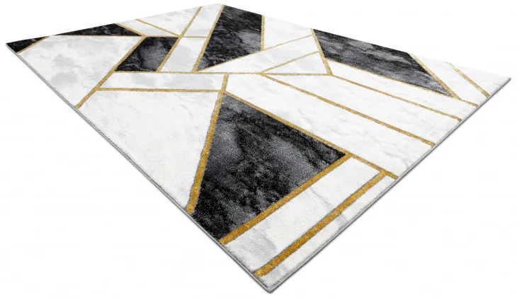 Kusový koberec Emerald 1015 black and gold, 160x220, čiernobiela, kancelária, Dywany Łuszczów