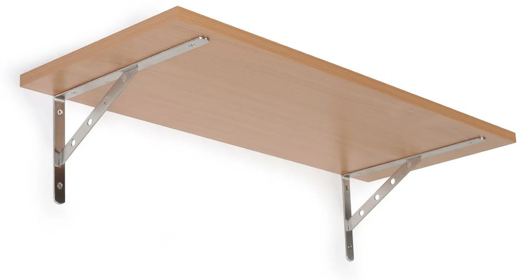 Nástenná polica, pevná, 800 x 320 mm, buk