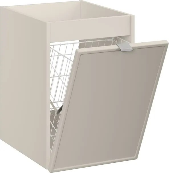 Závesná skrinka Bella kašmír s doskou a umývadlom 120 cm kašmír