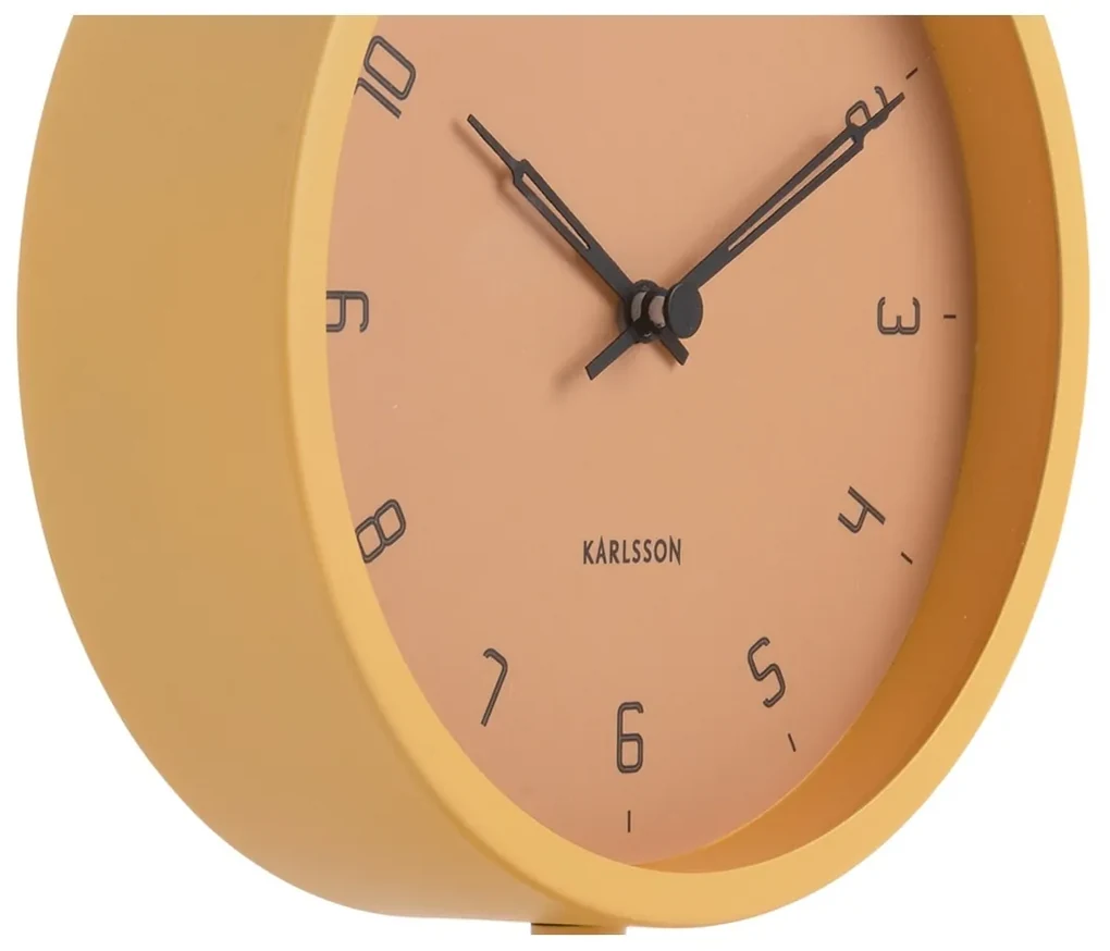Karlsson 5951YE dizjanové stolné hodiny 23 cm