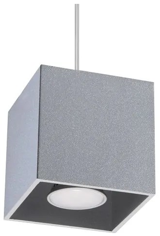 Luster na lanku QUAD 1 1xGU10/40W/230V šedá