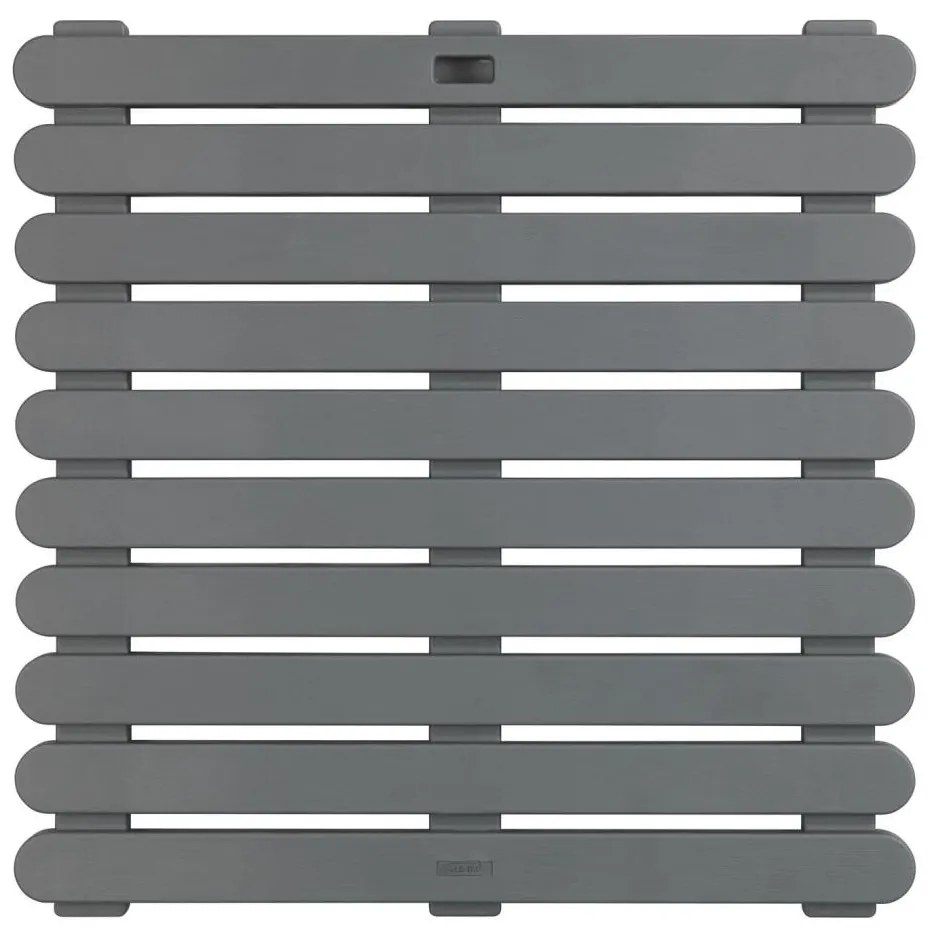 WENKO 22947100-Predložka do sprchy vhodná do interiéru aj exteriéru 55x55 cm sivá