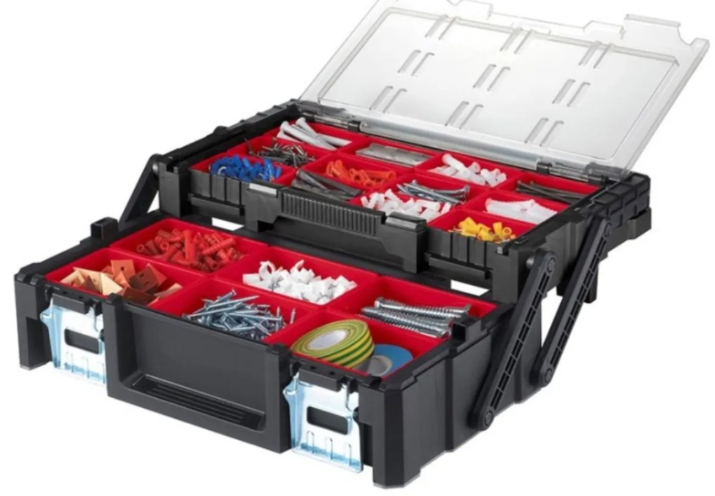 Curver Cantilever box 18 na náradie s 18 priehradkami