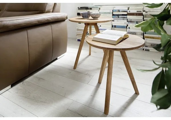 Sada 2 ks konferenčných stolíkov VEYLOR, dub