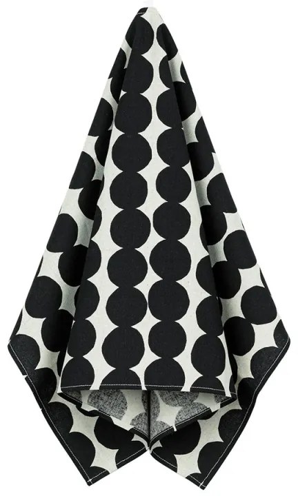 Utierka Räsymatto 43x70cm, čierno-biela