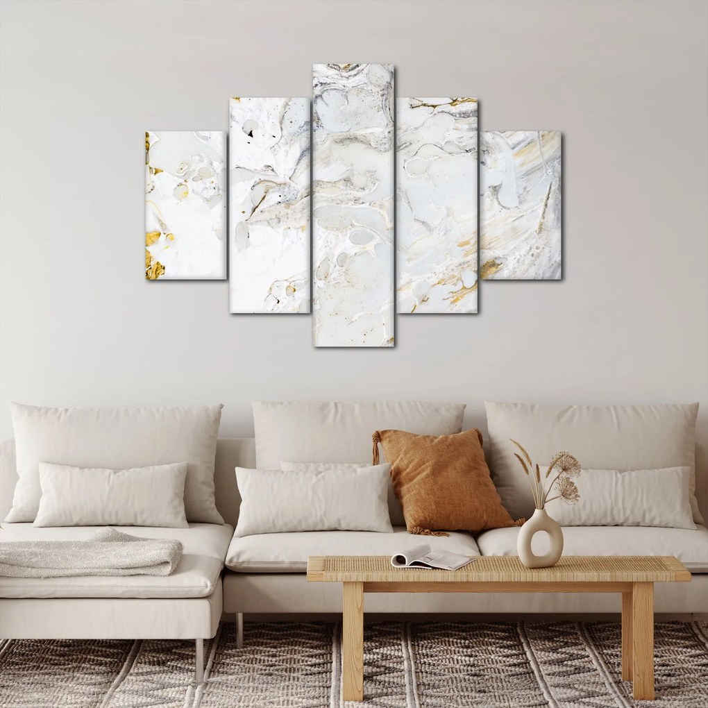 Obraz - Olejový papier s mramorovým designom (150x105 cm)
