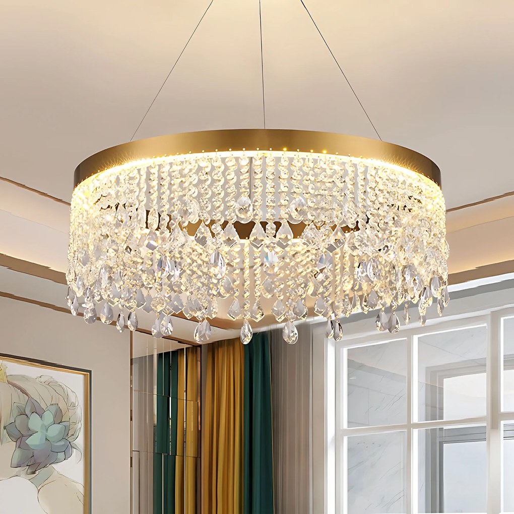 Toolight Toolight, LED stropné osvetlenie 60cm, 24W, 4000K, APP1731-1CP, zlatá, OSW-04342