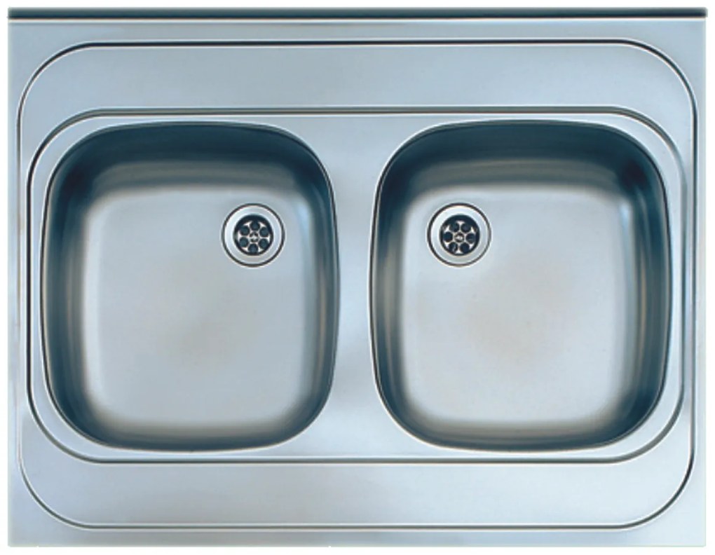 ALVEUS CZ CLASSIC 40, 800x600 2x -bez dřeva se sifonem