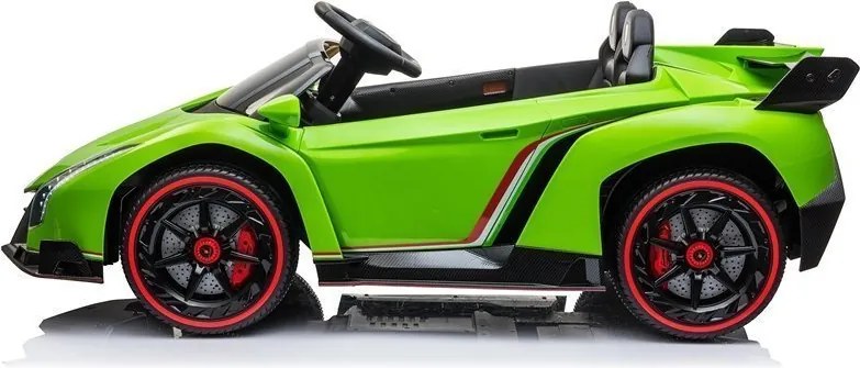 LEAN CARS Lamborghini Veneno batériové auto Zelená