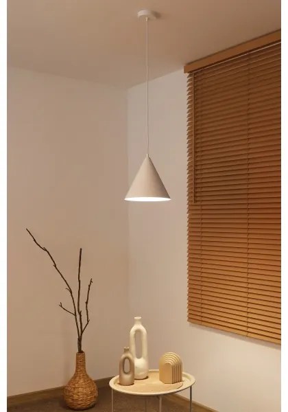 Duolla - Závesný luster na lanku IRONLINE 1xG9/3W/230V, pr. 25 cm, biela