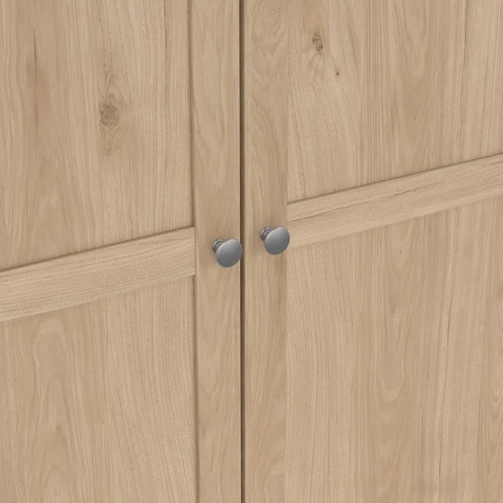 Šatníková skriňa v dekore duba v prírodnej farbe 195,5x200 cm Billund – Tvilum