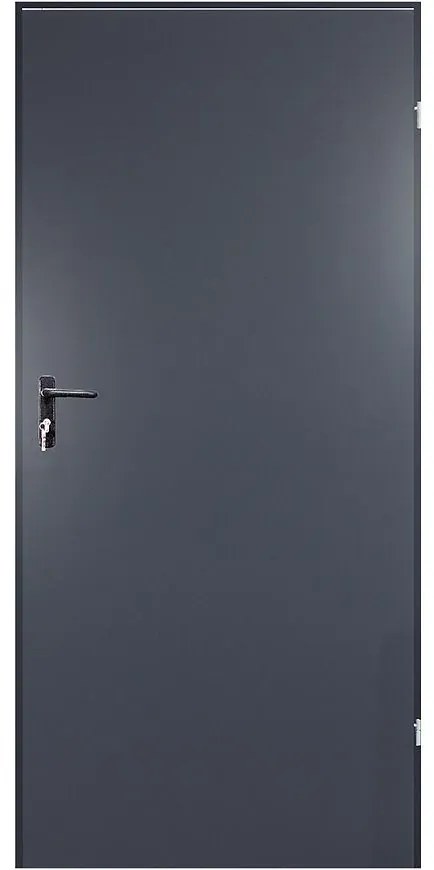 Dvere technické T43 80 Antracit