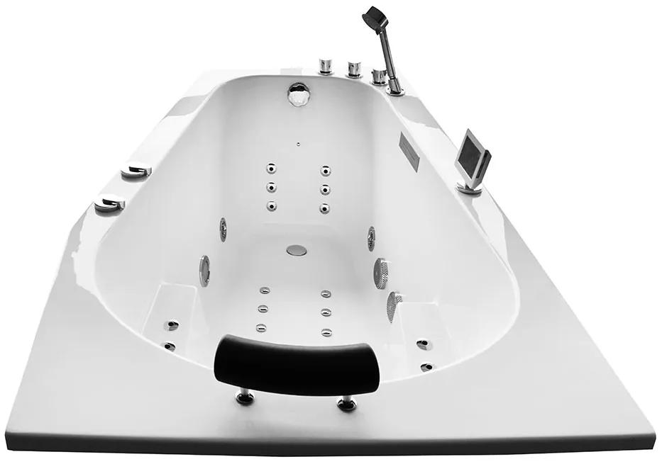 M-SPA - Pravá kúpeľňová vaňa SPA 007 s hydromasážou 170 x 100 x 70 cm