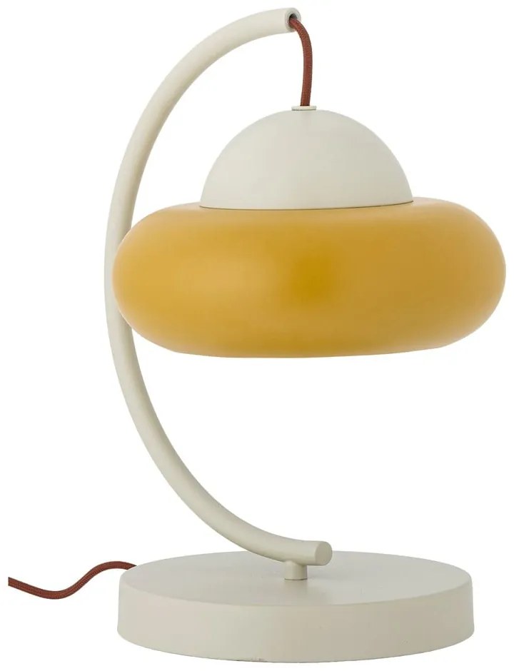 Okrovožltá/krémová stolová lampa (výška 34,5 cm) Bubble – Bloomingville