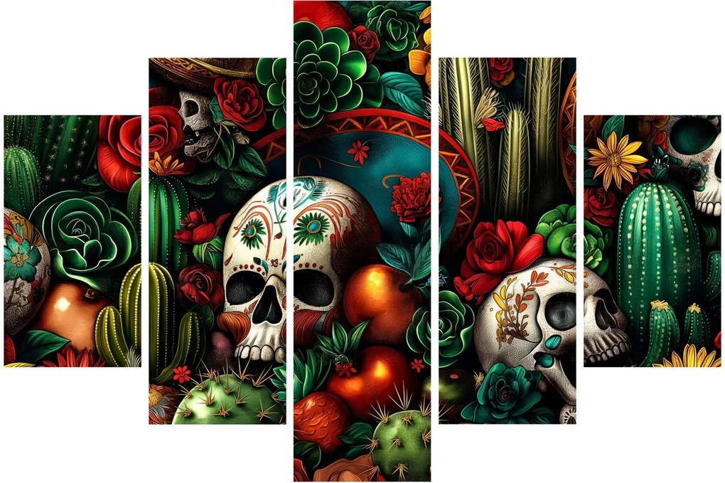 Obraz - Mexický koncept (150x105 cm)