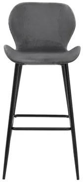 Sivá barová stolička LAIKA