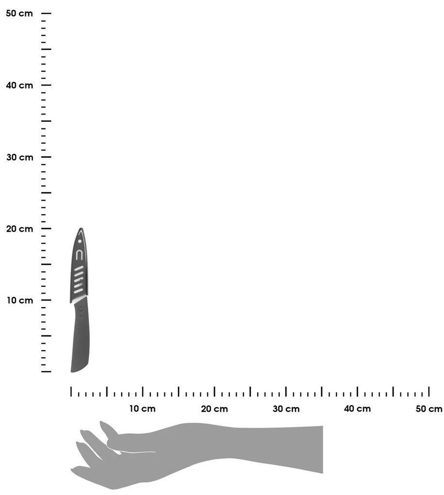 Keramický kuchynský nôž Zirco 20 cm
