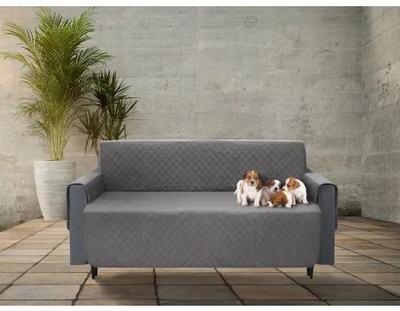 Poťah na sedačku PARIS sivý, 190 cm