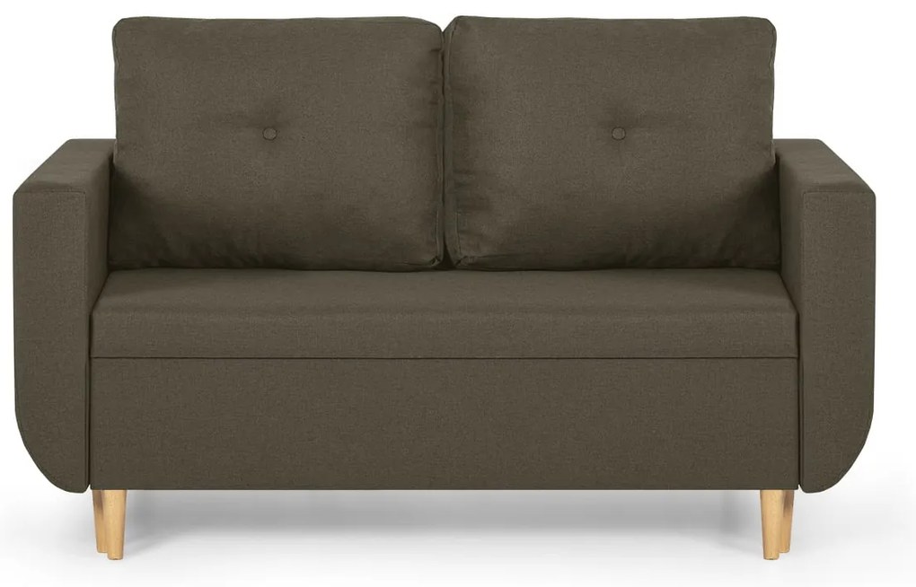 Pohovka pre 2 osoby s funkciou spania DORIS Svetlo hnedá