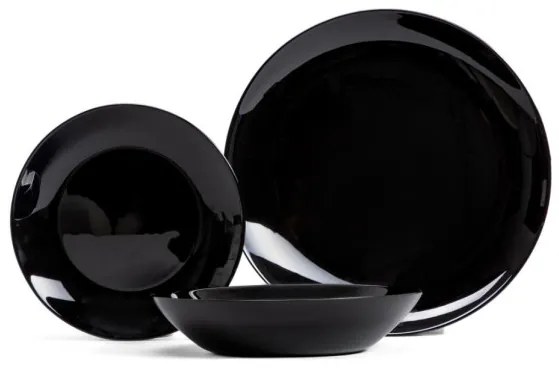 Sada tanierov CAPRI čierna 727634 (18 ks)