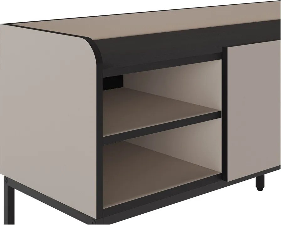 Krémový TV stolík 160x55x42 cm Adara – Marckeric