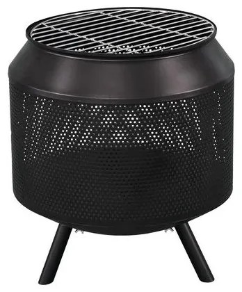 Záhradné bubnové ohnisko s grilom Buschbeck CYCLONE
