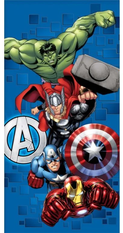 Detská osuška Avengers Útočia 70x140 cm
